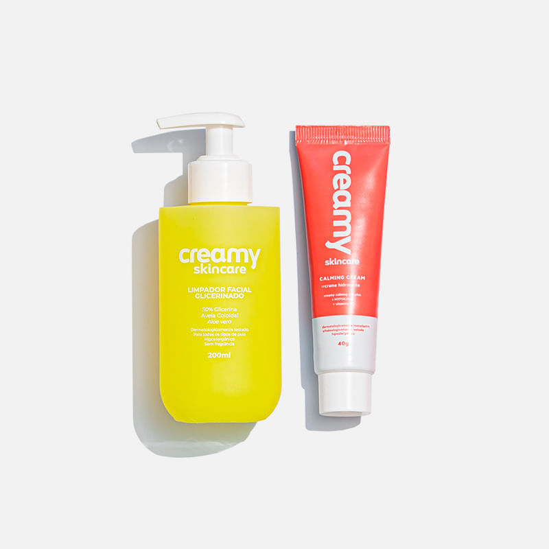 Duo Limpador Glicerinado + Calming Cream